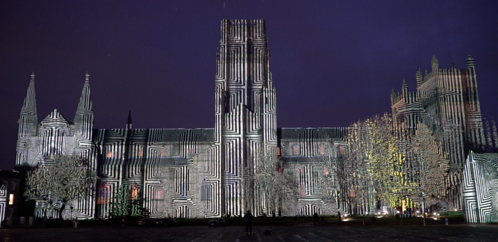 Durham Cathedral Light Festival